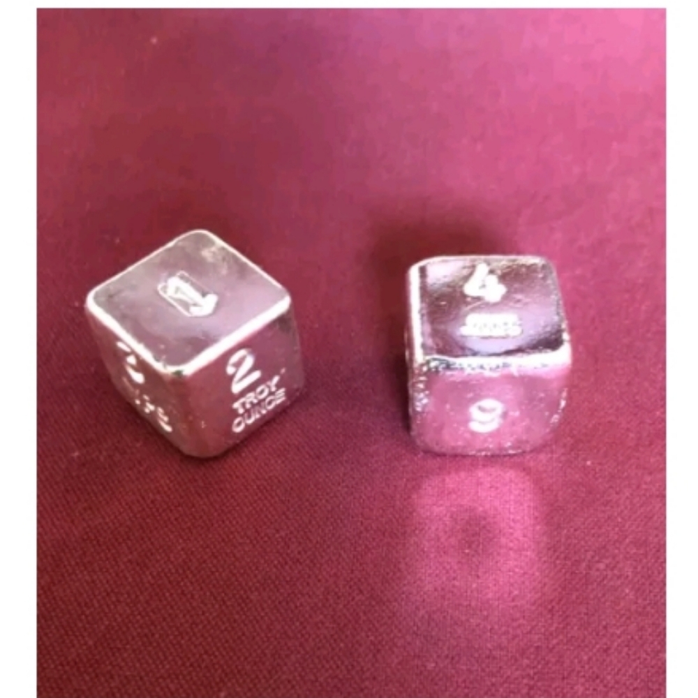 2oz silver dice (one left)!